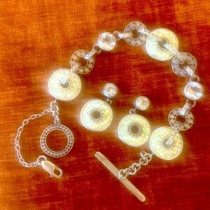 Lori Bonn - Mother of pearl inlaid/sterling set